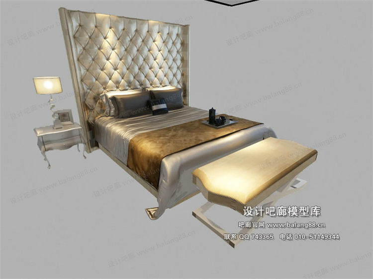 欧式模床3Dmax模型 (44).jpg