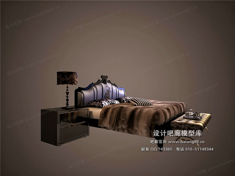 欧式模床3Dmax模型 (45).jpg