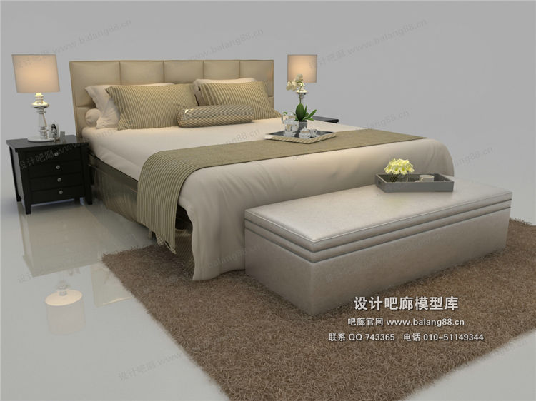 现代模床3Dmax模型 (5).jpg