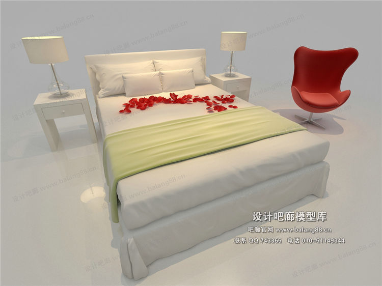 现代模床3Dmax模型 (7).jpg