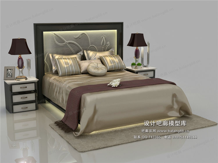 现代模床3Dmax模型 (9).jpg