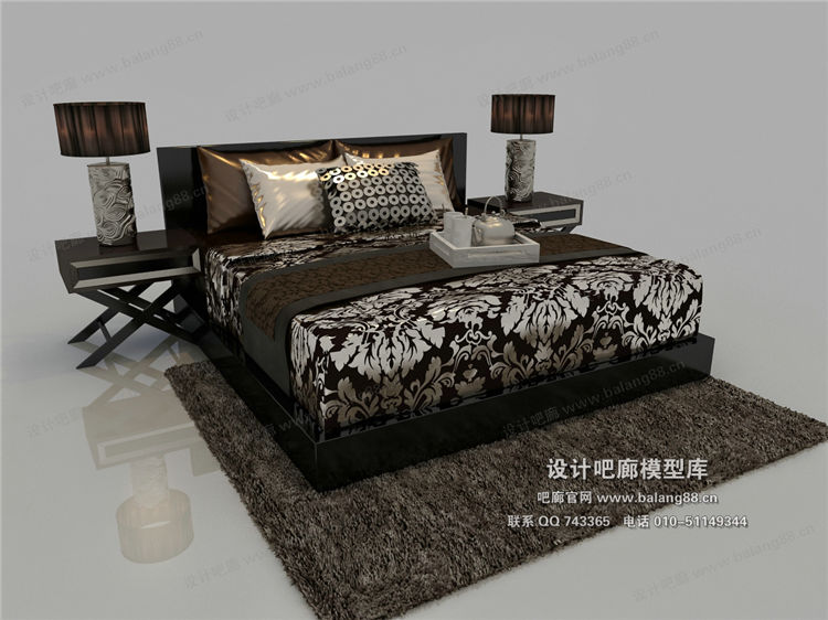 现代模床3Dmax模型 (10).jpg
