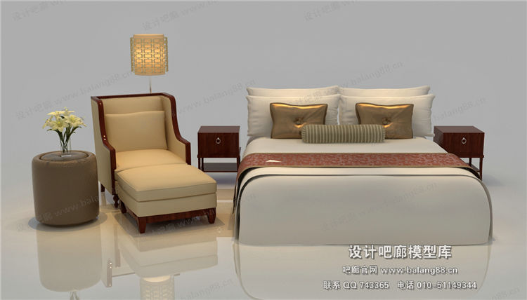 现代模床3Dmax模型 (23).jpg