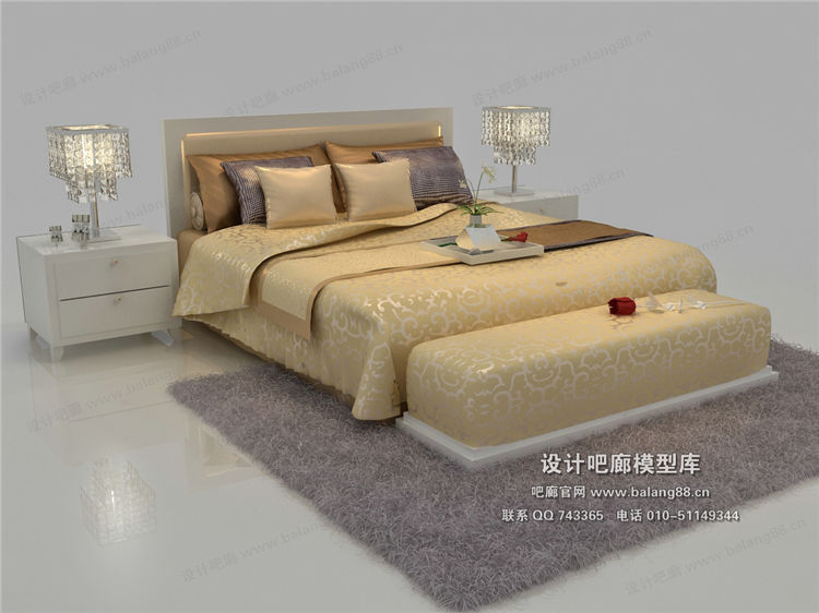 现代模床3Dmax模型 (34).jpg