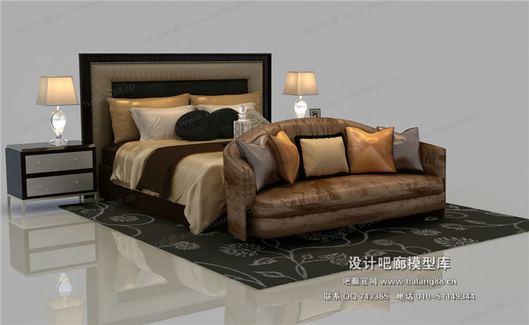 现代模床3Dmax模型 (42).jpg