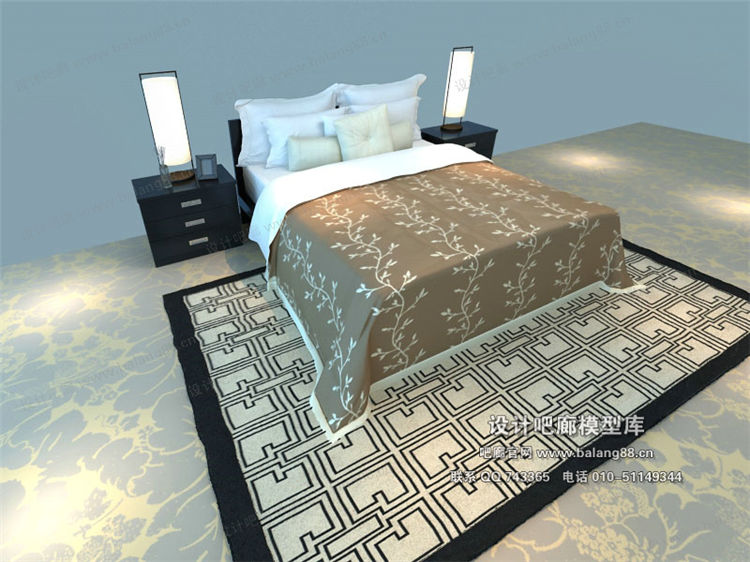 中式模床3Dmax模型 (13).jpg