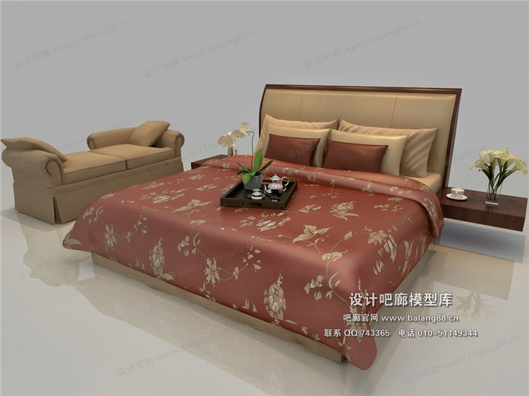 中式模床3Dmax模型 (19).jpg