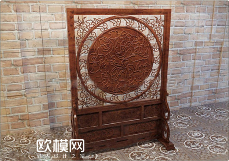 9.0 富贵花开中式雕花屏风.jpg