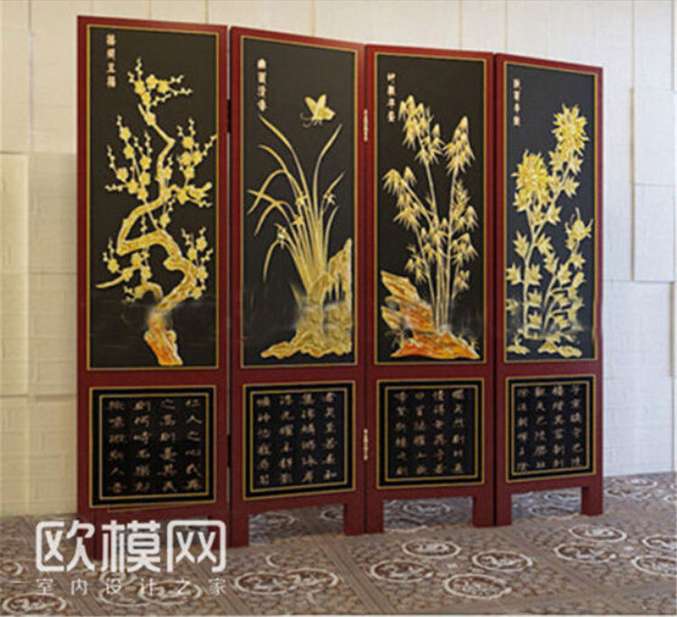 9.0 梅兰竹菊屏风.jpg