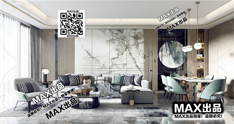 现代客厅3Dmax模型 (4).jpg