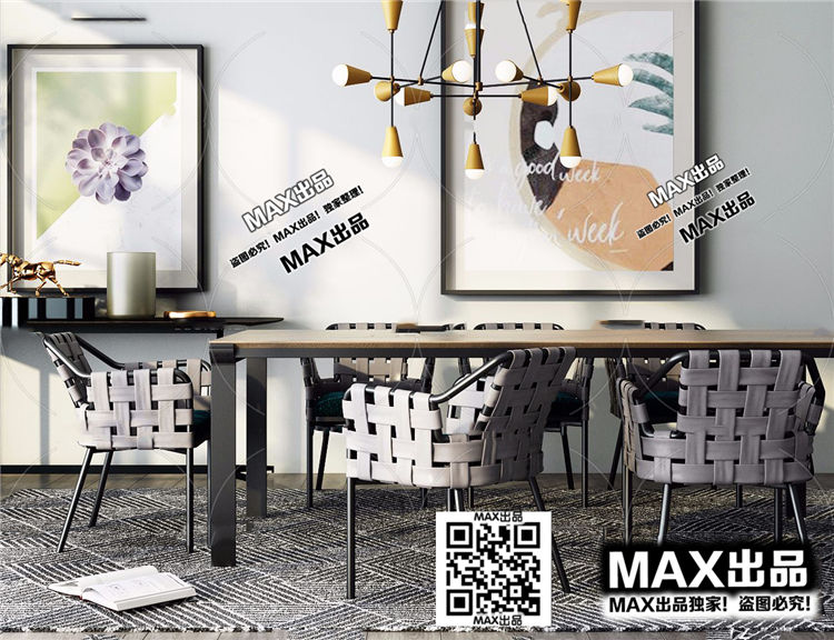 现代餐厅3Dmax模型 (8).jpg