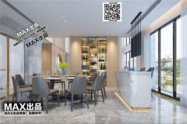 现代餐厅3Dmax模型 (9).jpg