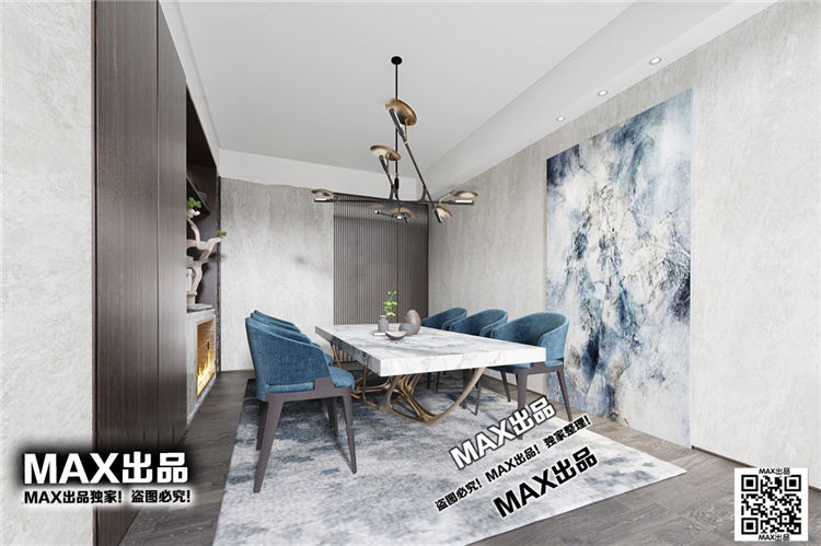 现代餐厅3Dmax模型 (15).jpg