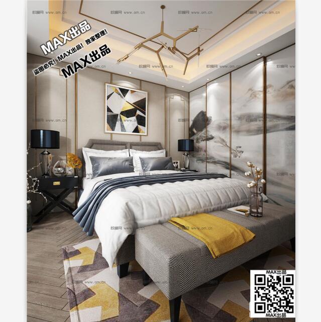 现代卧室3Dmax模型 (73).jpg