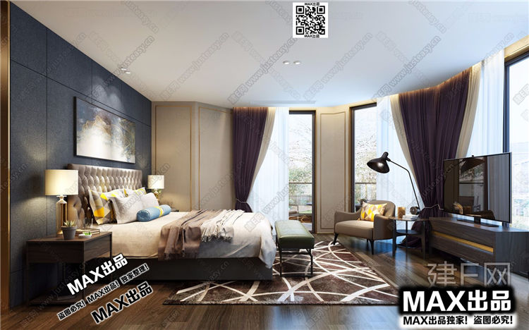 现代卧室3Dmax模型 (89).jpg