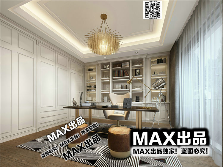 现代书房3Dmax模型 (1).jpg