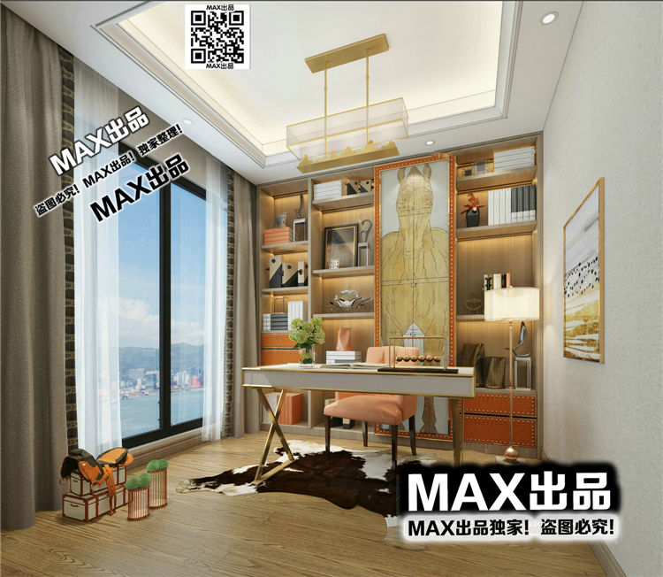 现代书房3Dmax模型 (3).jpg