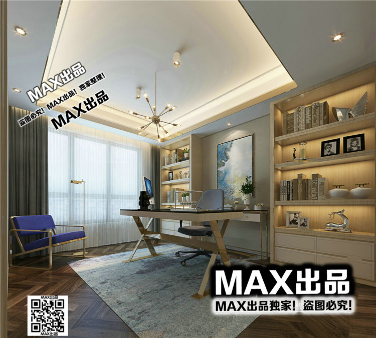 现代书房3Dmax模型 (7).jpg