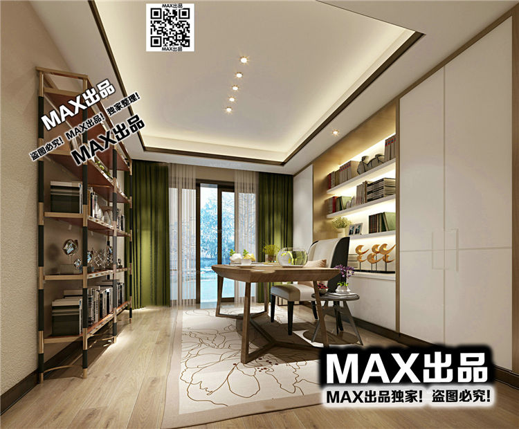 现代书房3Dmax模型 (15).jpg