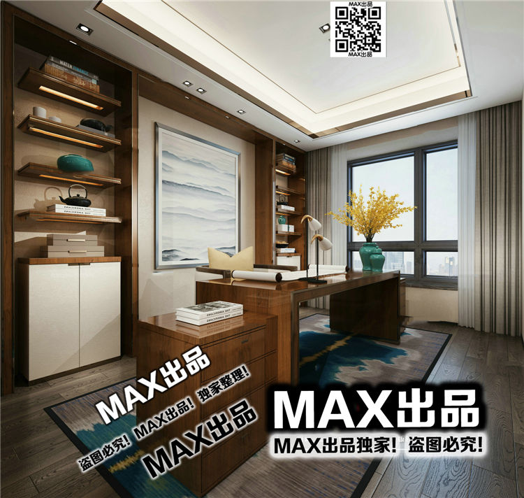 现代书房3Dmax模型 (19).jpg
