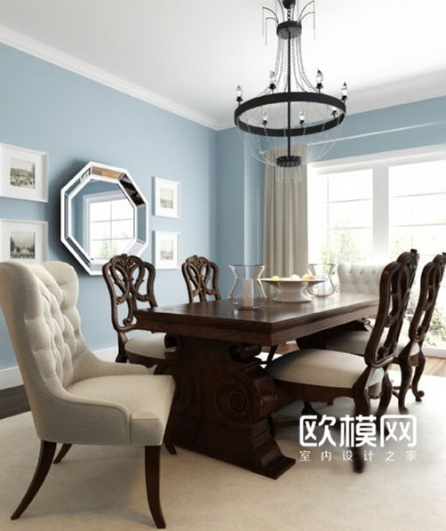 2009 美式餐桌椅子组合.jpg