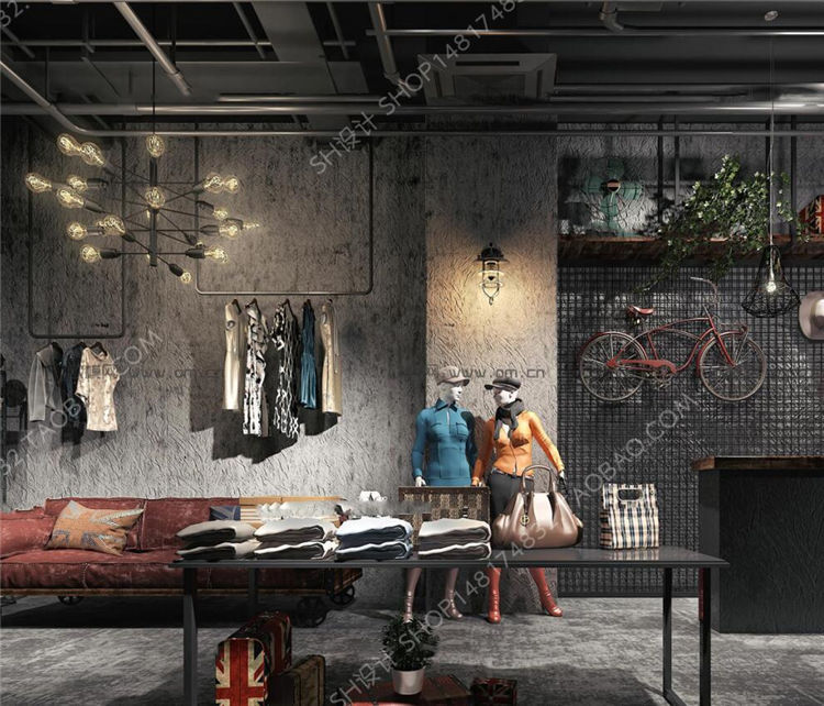 工业风服装专卖店3D模型ID：315457.jpg