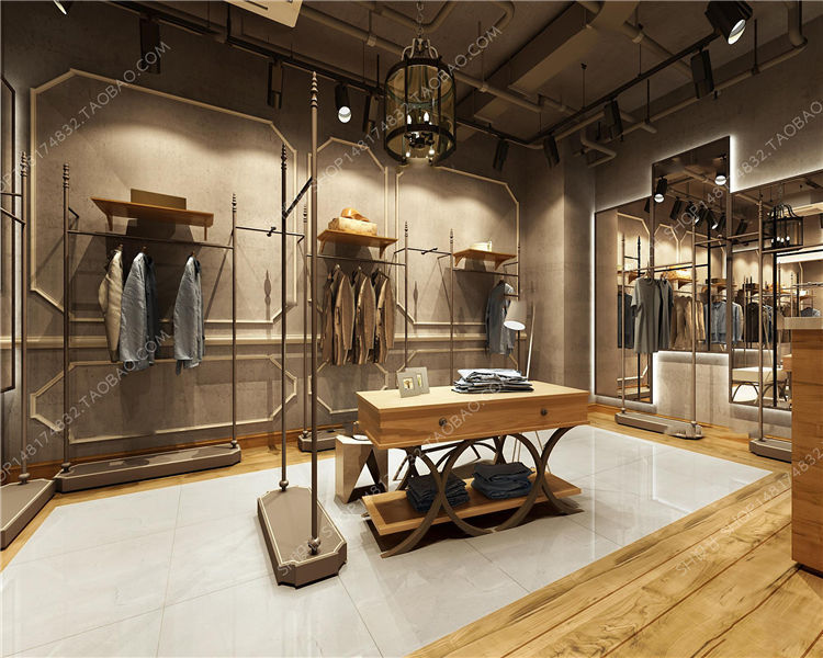现代服装店3D模型ID：268098.jpg