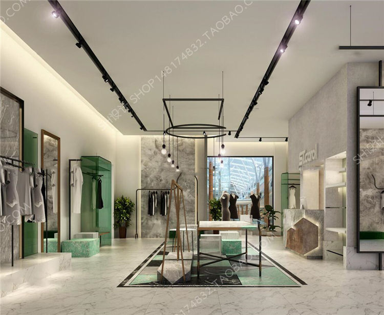 现代服装店3D模型ID：405804.jpg