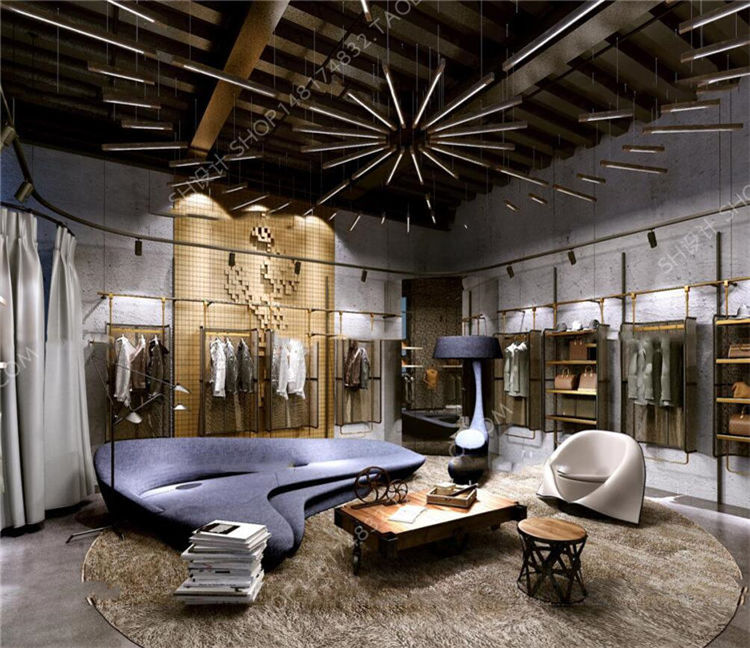 现代工业风服装店3d模型ID：347725.jpg