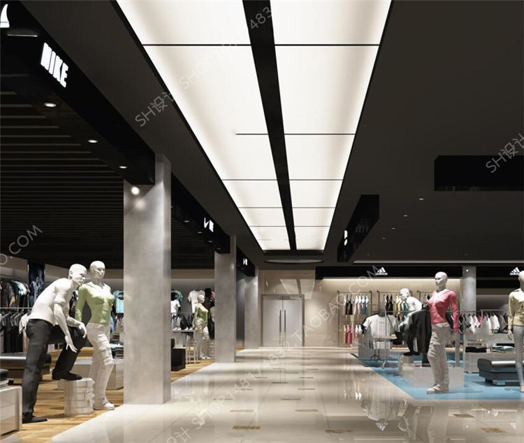 现代耐克服装店3D模型ID：386692-2.jpg